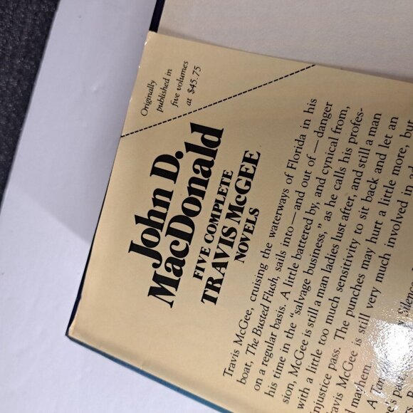 John D. MacDonald Book Five Complete Travis McGee Novels Hardcover - Picture 4 of 9